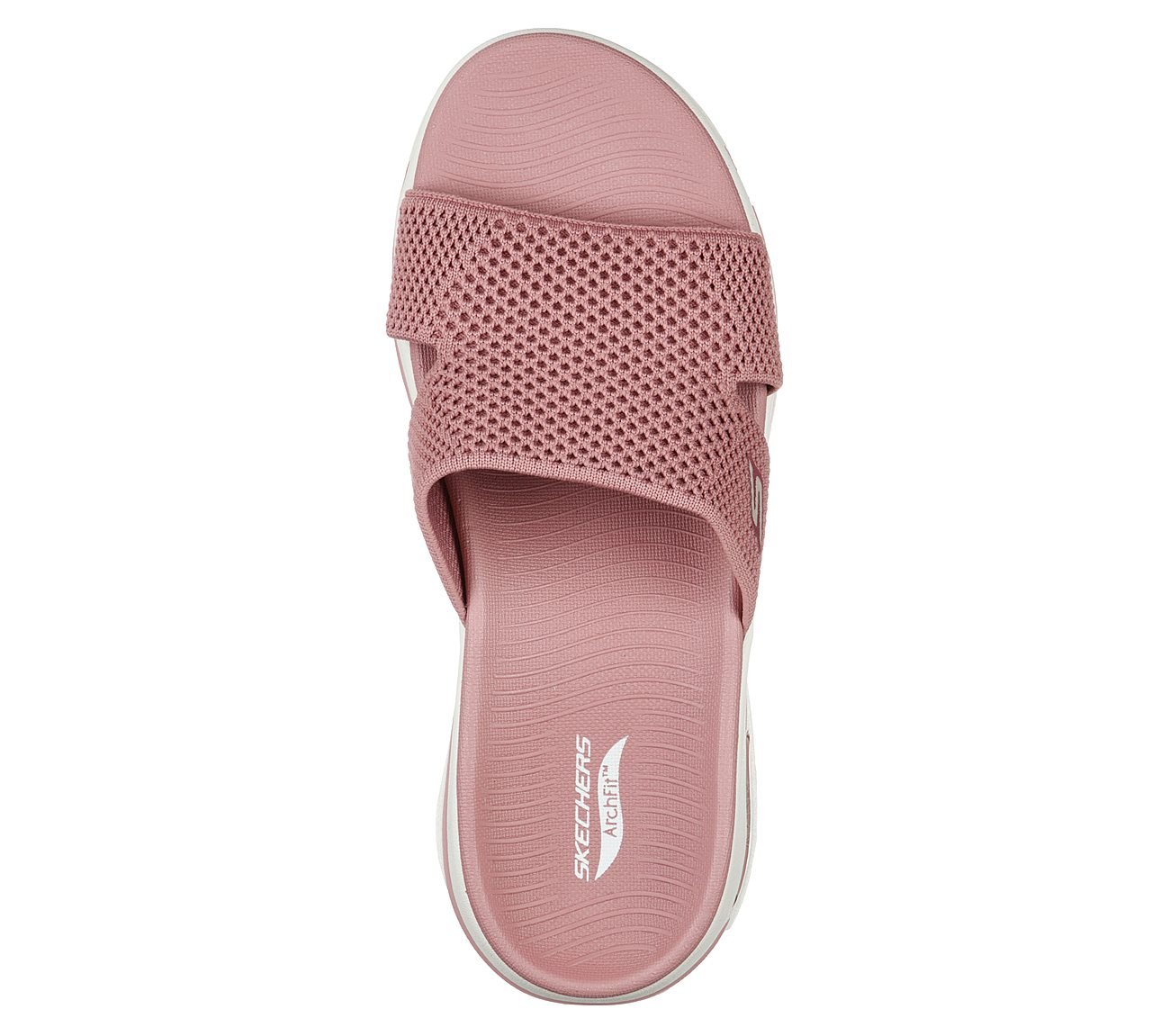 GO WALK ARCH FIT SANDAL - WOR, ROSE Footwear Top View