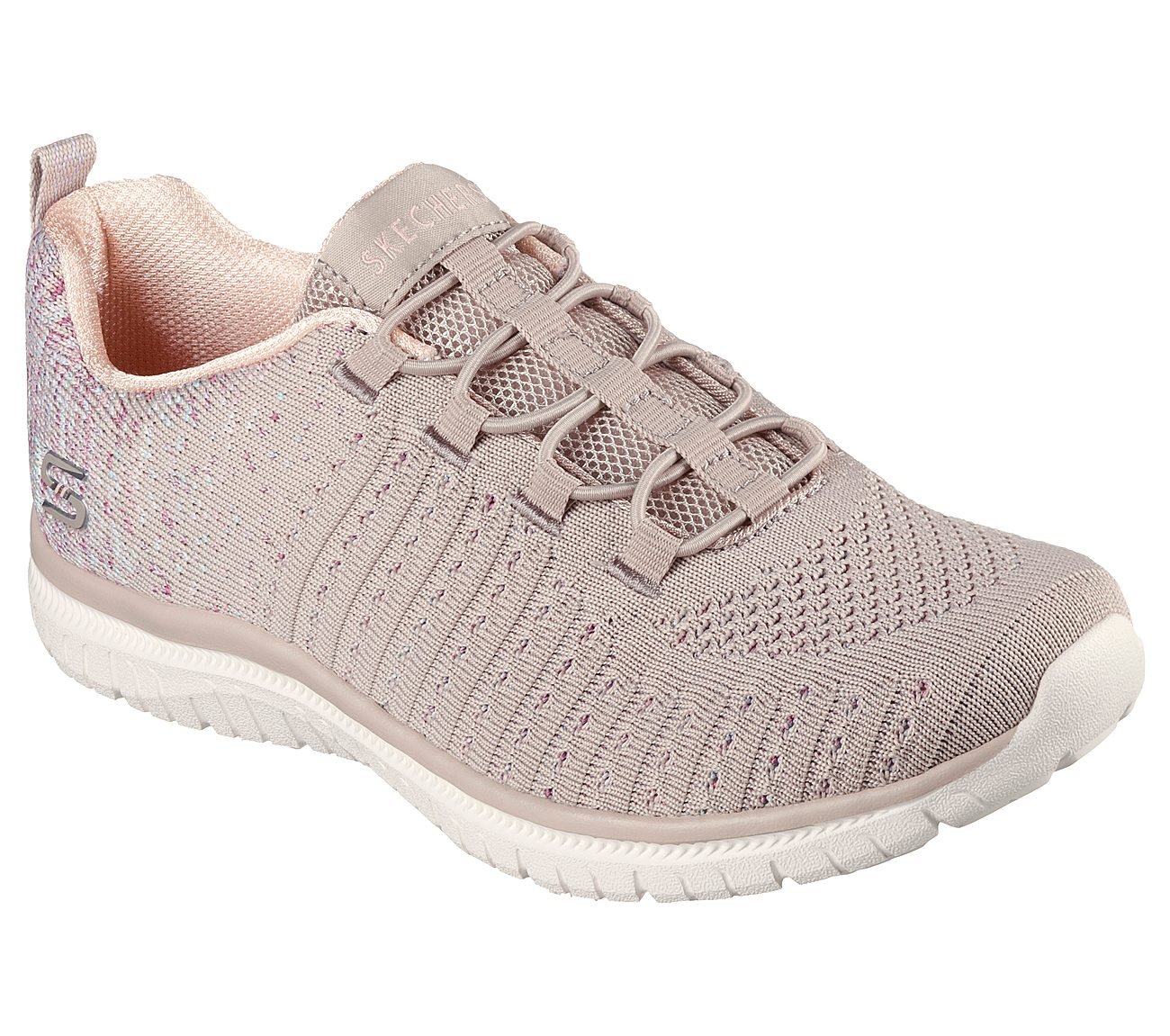VIRTUE, TAUPE/PINK Footwear Right View