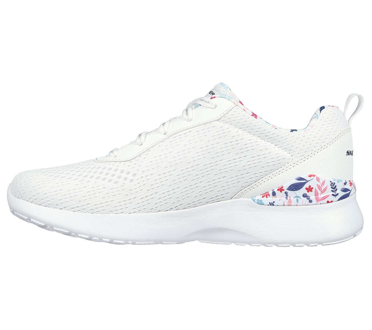 SKECH-AIR DYNAMIGHT-LAID OUT, WHITE/MULTI Footwear Left View