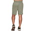 GOKNIT PIQUE 9IN SHORT, LIGHT GREY/GREEN