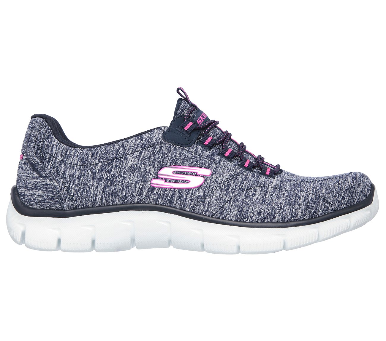 EMPIRE - HEART TO HEART, NAVY/HOT PINK Footwear Right View