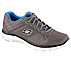 FLEX ADVANTAGE- COVERT ACTION, CHARCOAL/BLUE Footwear Lateral View