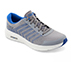 GO RUN HYPER BURST - HAPTIC R, GREY/BLUE Footwear Lateral View