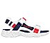 STAMINA SANDAL-STREAMER, WHITE/NAVY/RED Footwear Lateral View