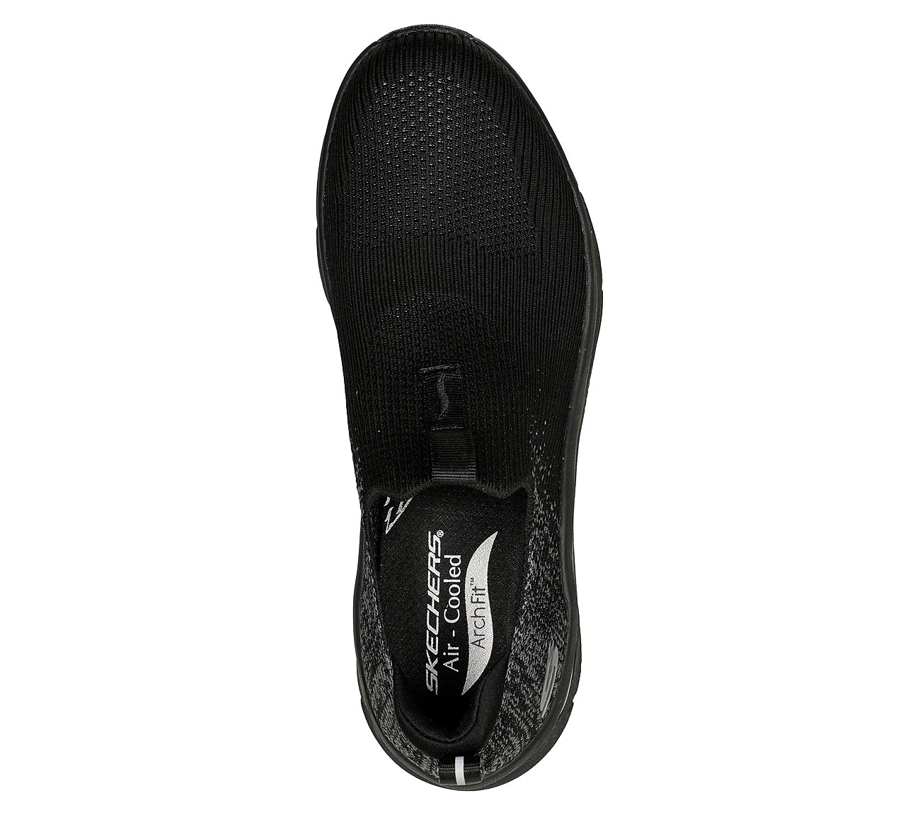 ARCH FIT D'LUX-KEY JOURNEY, BBLACK Footwear Top View