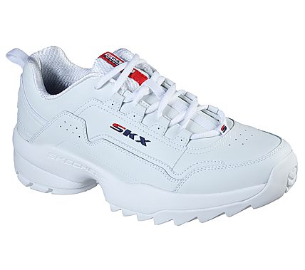 TIDAO - RIGUL, WHITE/NAVY/RED Footwear Lateral View