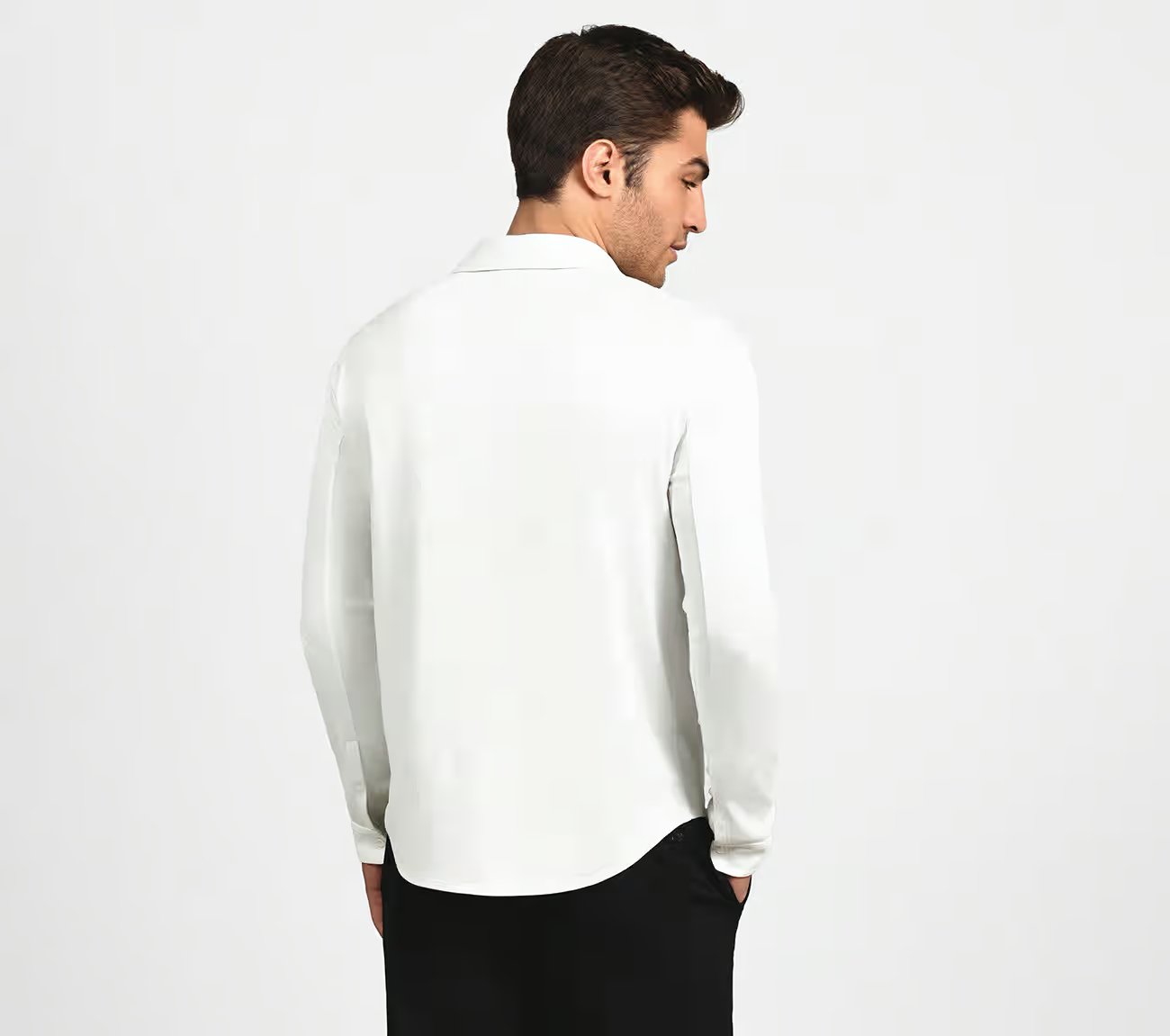 SKECHERS OFF DUTY BUTTON DOWN, WWWHITE Apparels Left View