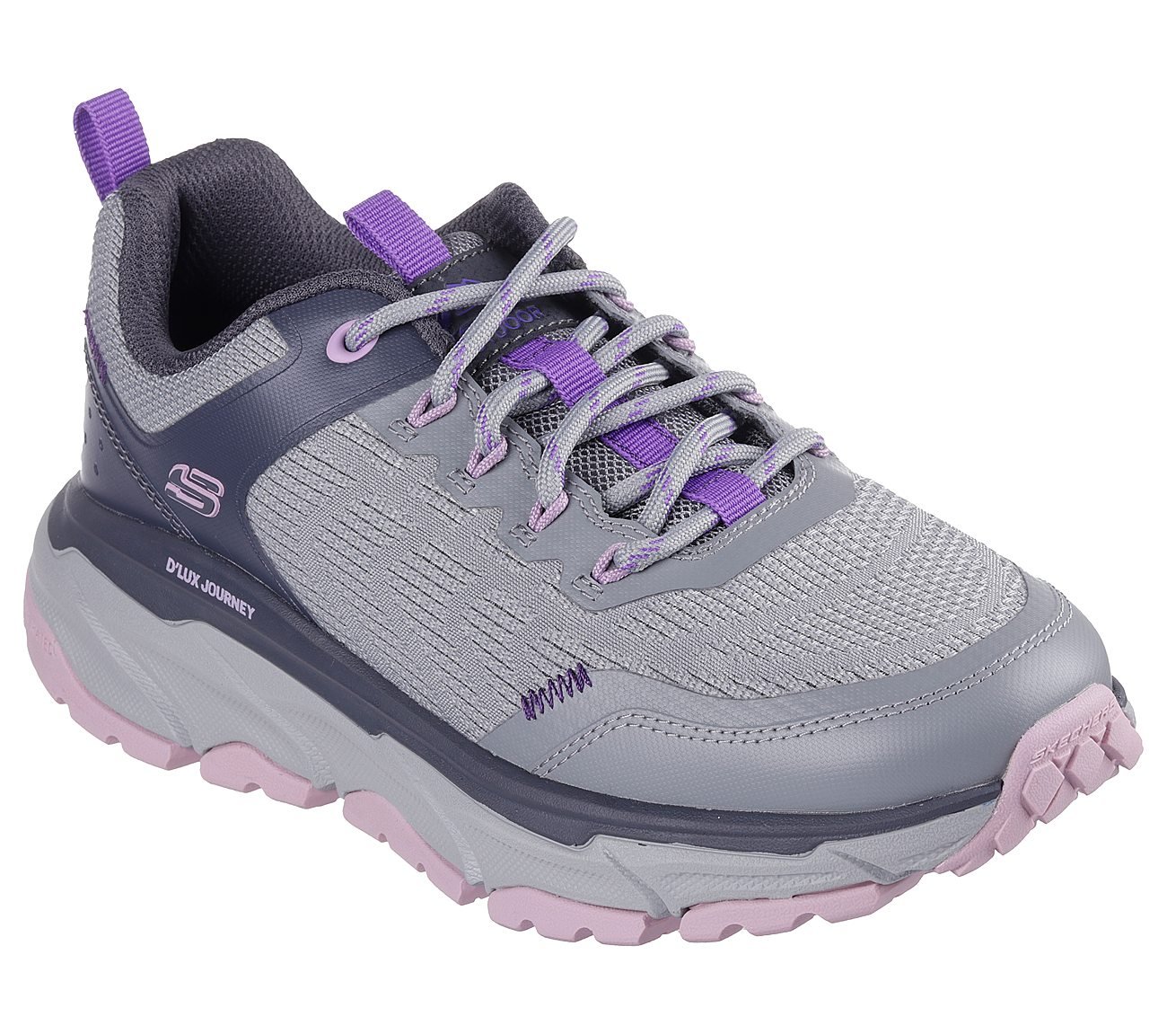 D'LUX JOURNEY - MARIGOLD, CHARCOAL/PURPLE Footwear Right View