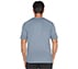 MOTION T-SHIRT, BLUE/GREY Apparels Top View