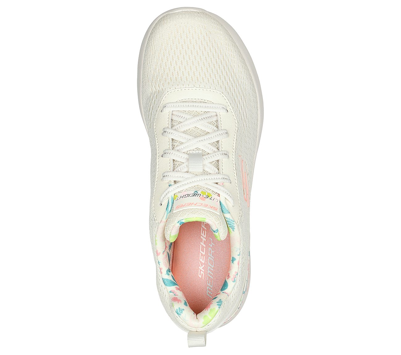 SKECH-AIR DYNAMIGHT-LAID OUT, OFF WHITE Footwear Top View