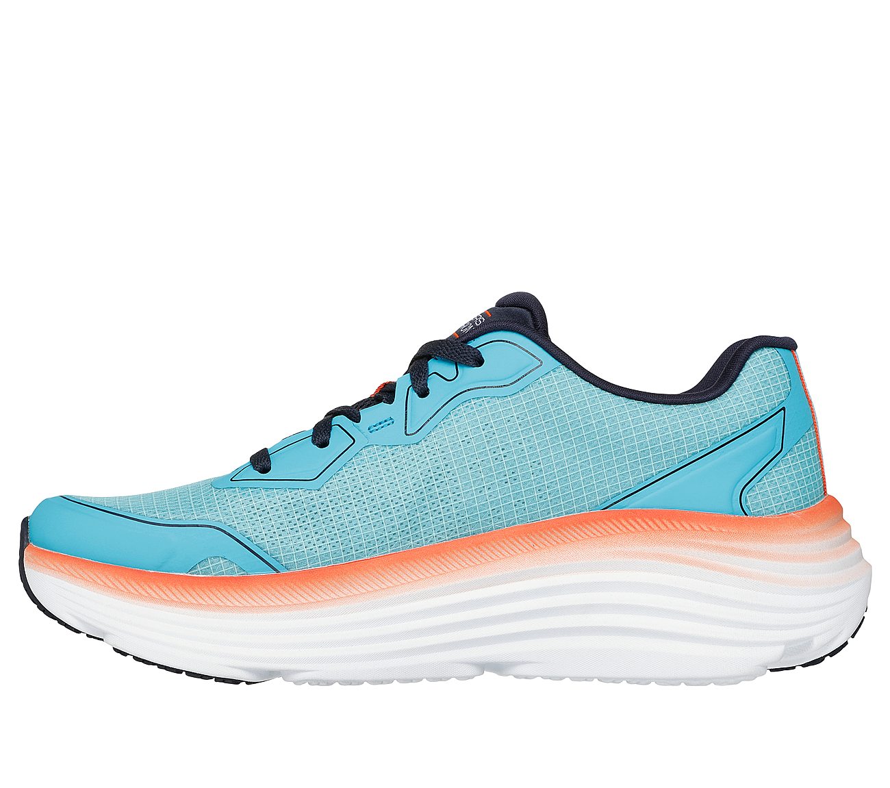 MAX CUSHIONING ENDEAVOUR - SP, BLUE/ORANGE Footwear Left View