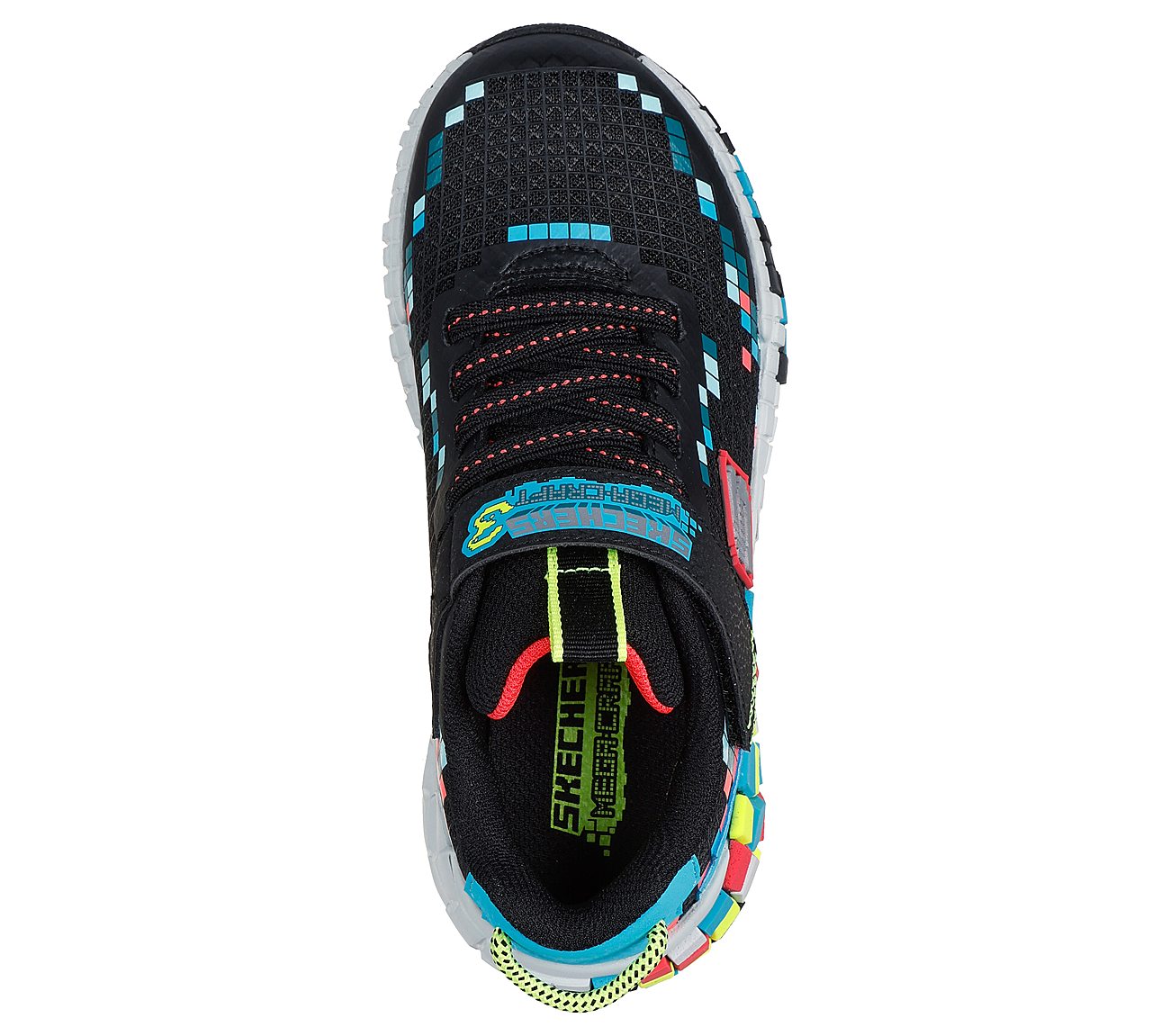 MEGA-CRAFT 3, BLACK/MULTI Footwear Top View