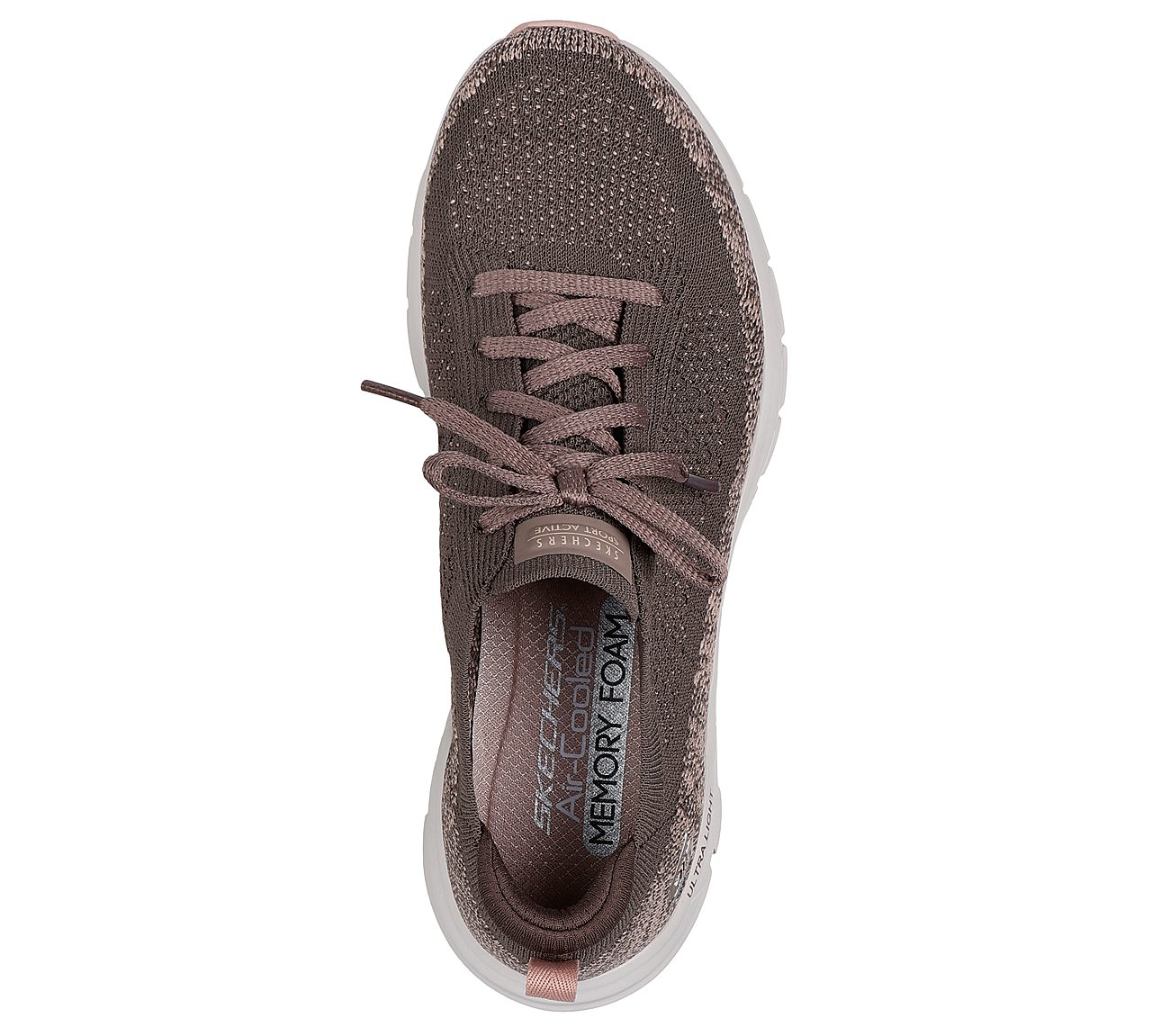 PURE FLEX - PULSE, CHOCOLATE Footwear Top View