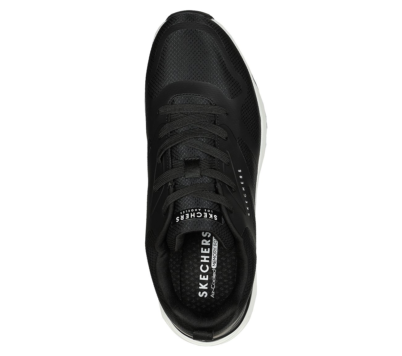TRES-AIR, BLACK Footwear Top View