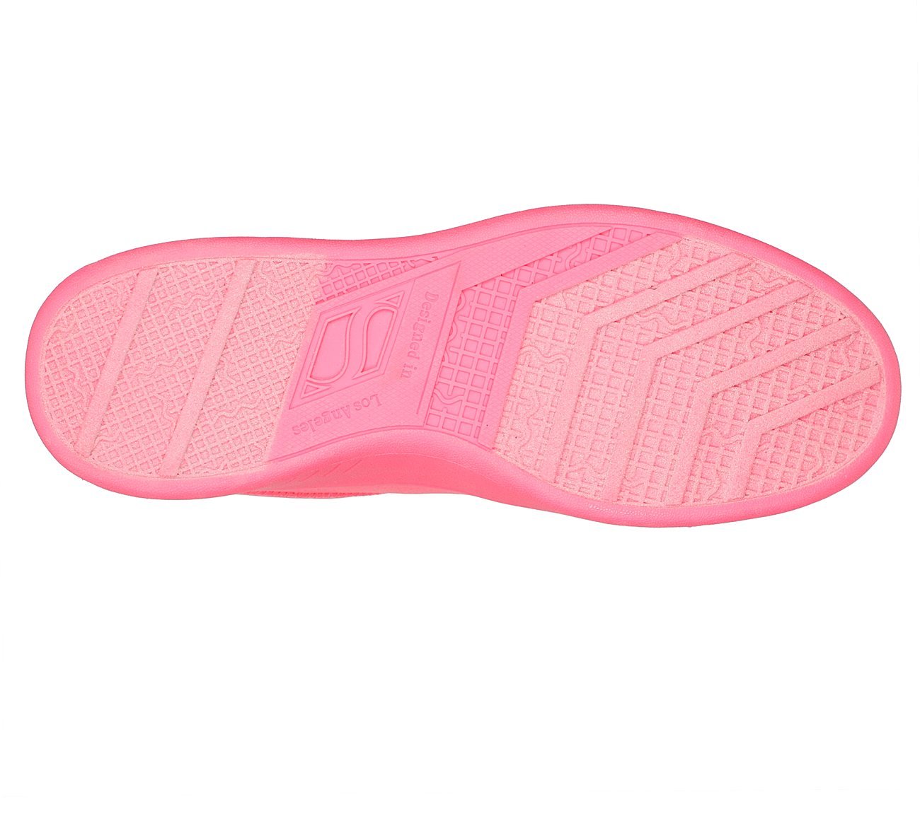 UPBEATS - BRIGHT COURT, NEON PINK Footwear Bottom View