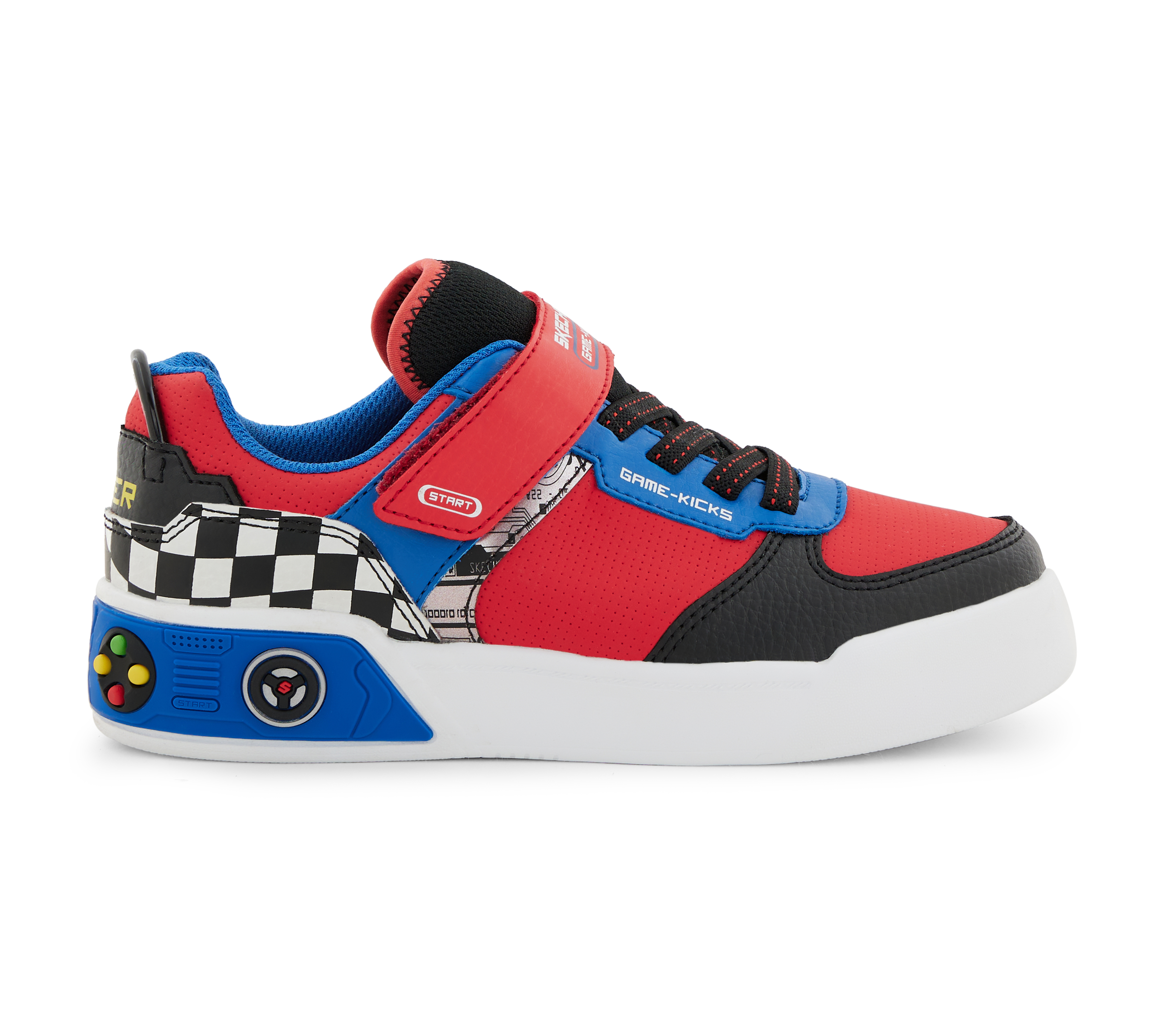 GAME COURT, RED/MULTI Footwear Right View