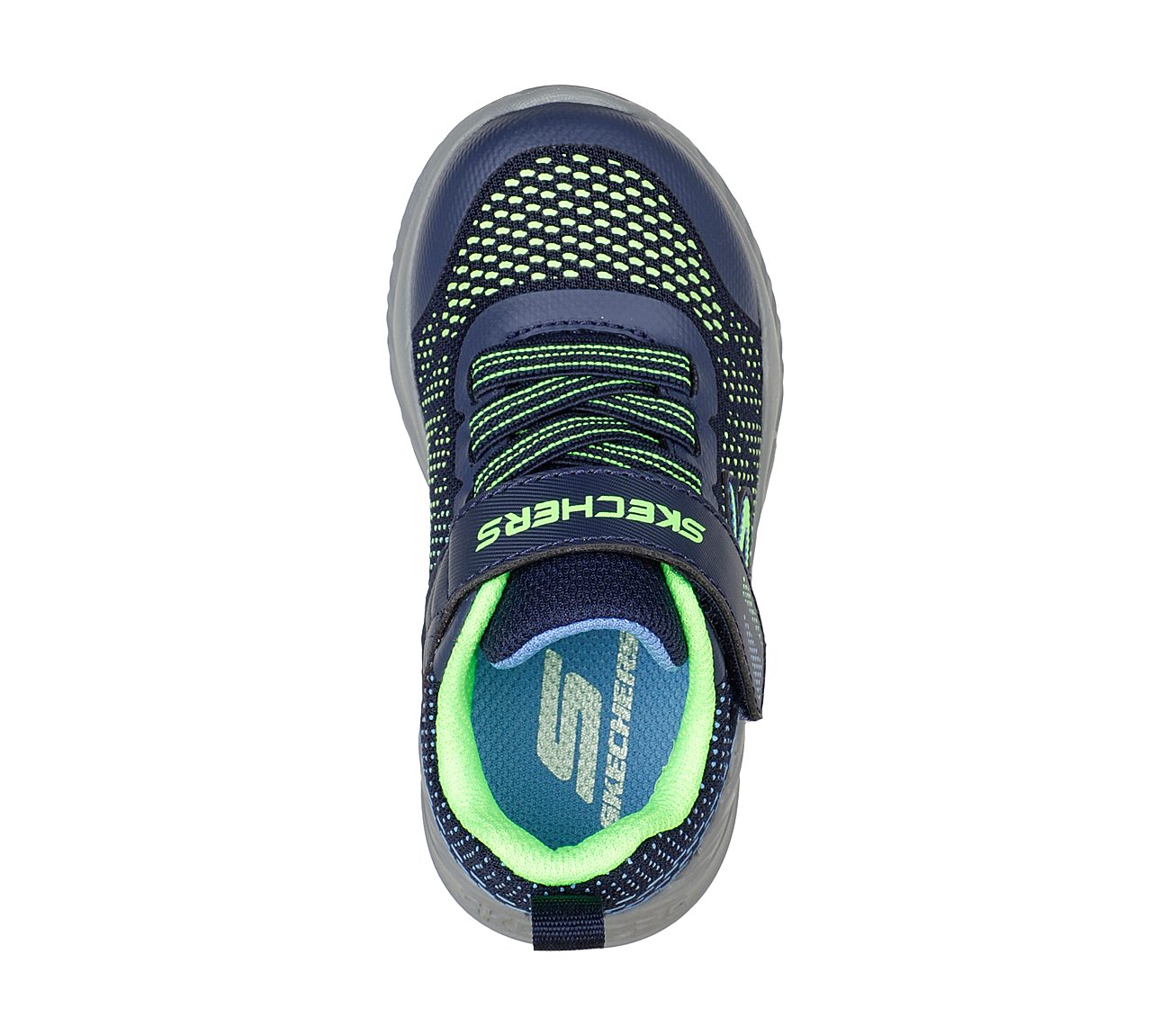 NITRO SPRINT - KARVO, NAVY/LIME Footwear Top View