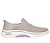 GO WALK ARCH FIT 2.0 - VAL, TAUPE/LAVENDER Footwear Lateral View