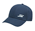 ELASTICATED PERFORMANCE BASEBALL HAT , NAVY Accessories Top View