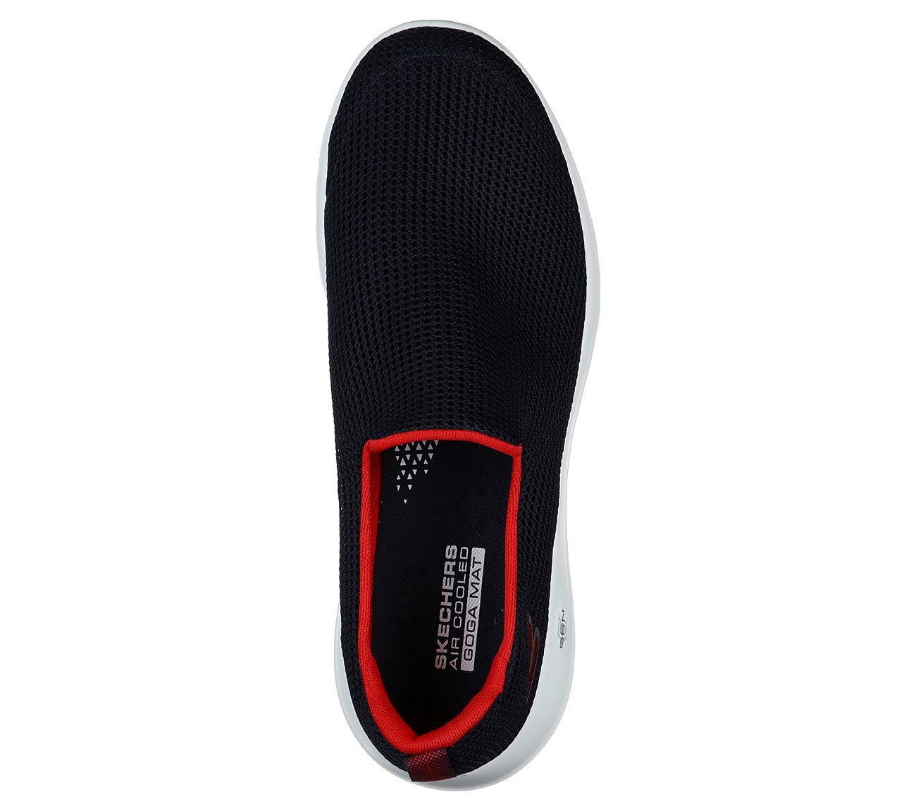 GO WALK MAX-DEED, NAVY/RED Footwear Top View
