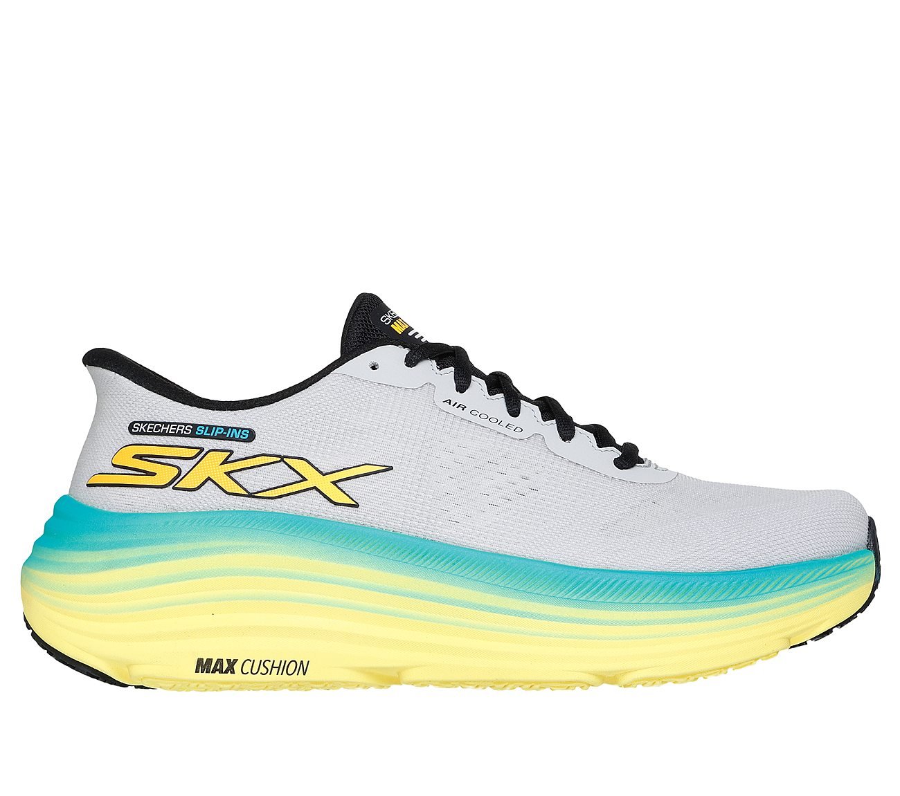 MAX CUSHIONING ENDEAVOUR - EX, WHITE/MULTI Footwear Lateral View