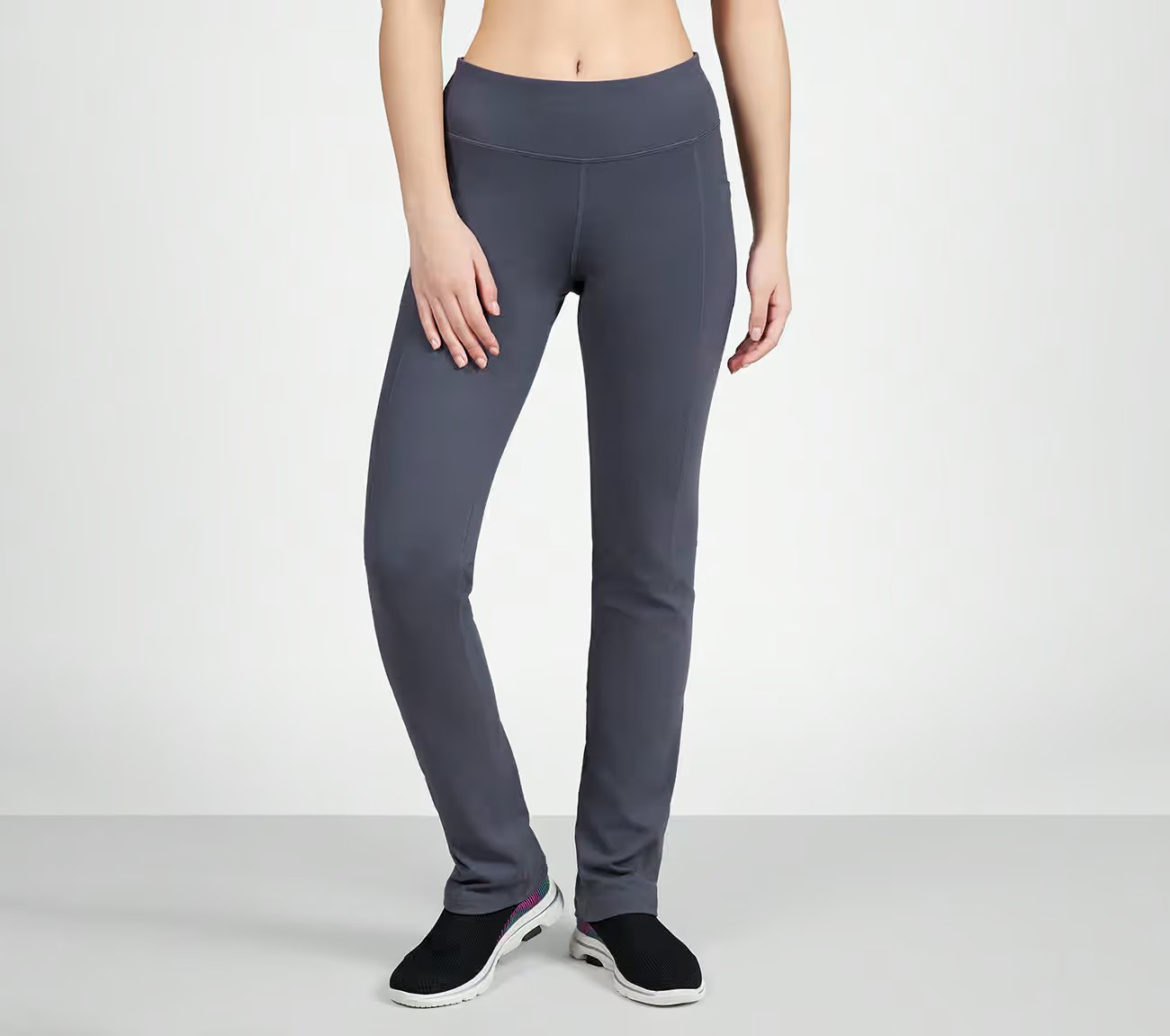 Skechers GO WALK OG Pant, PURPLE/CHARCOAL Apparel Lateral View