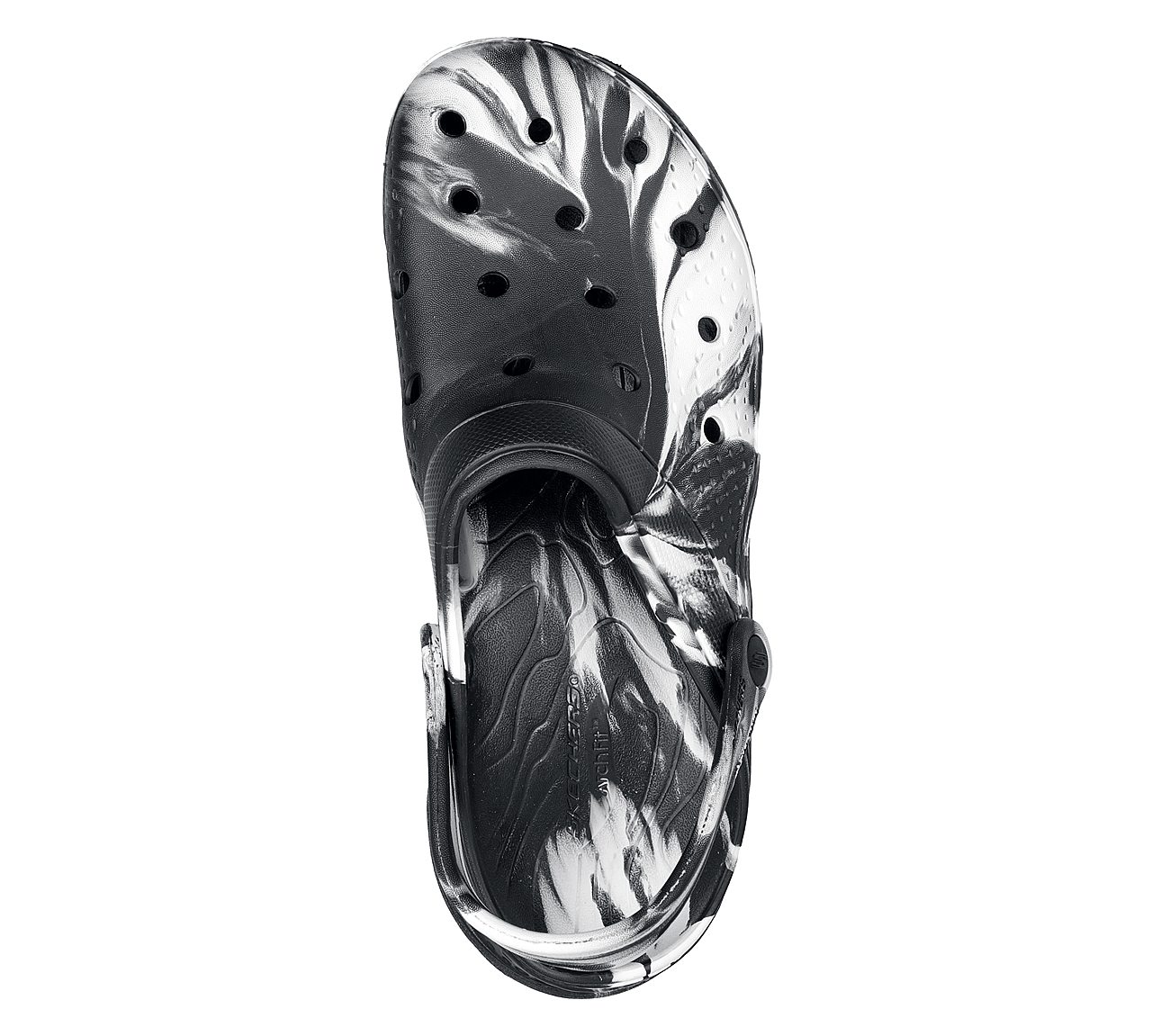 ARCH FIT - MYSTIC MUSE, WHITE BLACK Footwear Top View