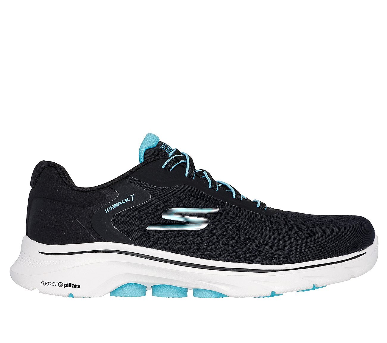 GO WALK 7 - COSMIC WAVES, BLACK/TURQUOISE