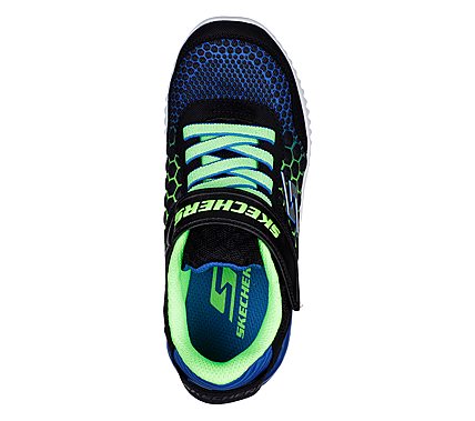 ULTRAPULSE- RAPID SHIFT, BLACK/BLUE/LIME Footwear Top View