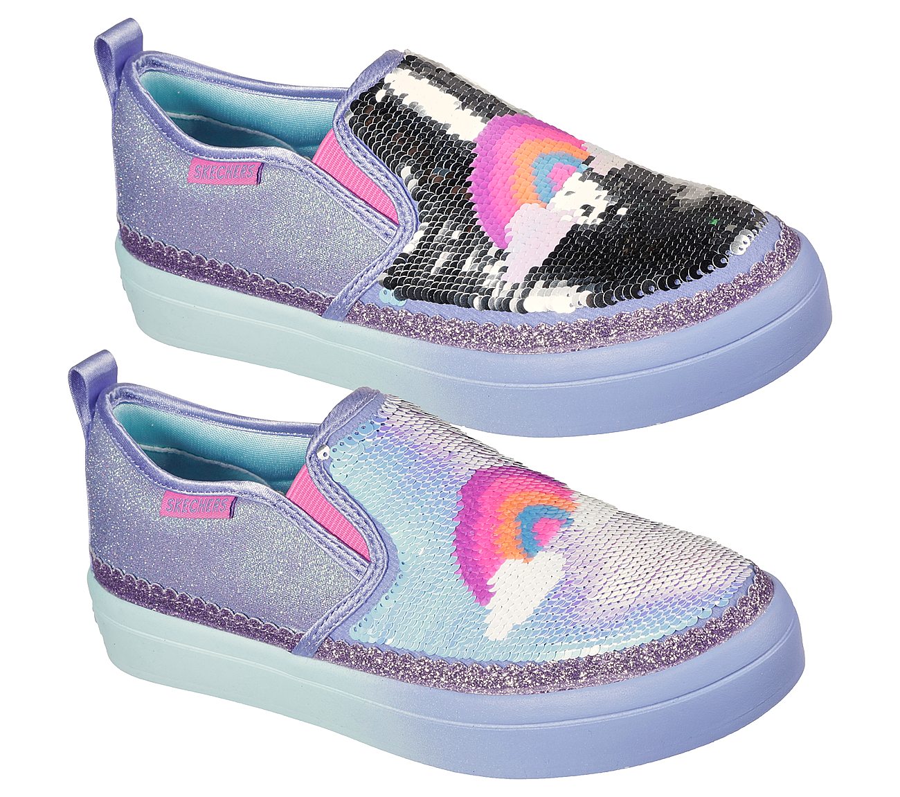 TWI-LITES 2.0-RAINBOW DAZZLER, LAVENDER/MULTI Footwear Lateral View