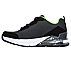 SKECH-AIR BLAST - ZOOROX, CHARCOAL/BLACK Footwear Left View