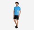 SS SKX GRAPHIC T-SHIRT, NAVY Apparel Left View