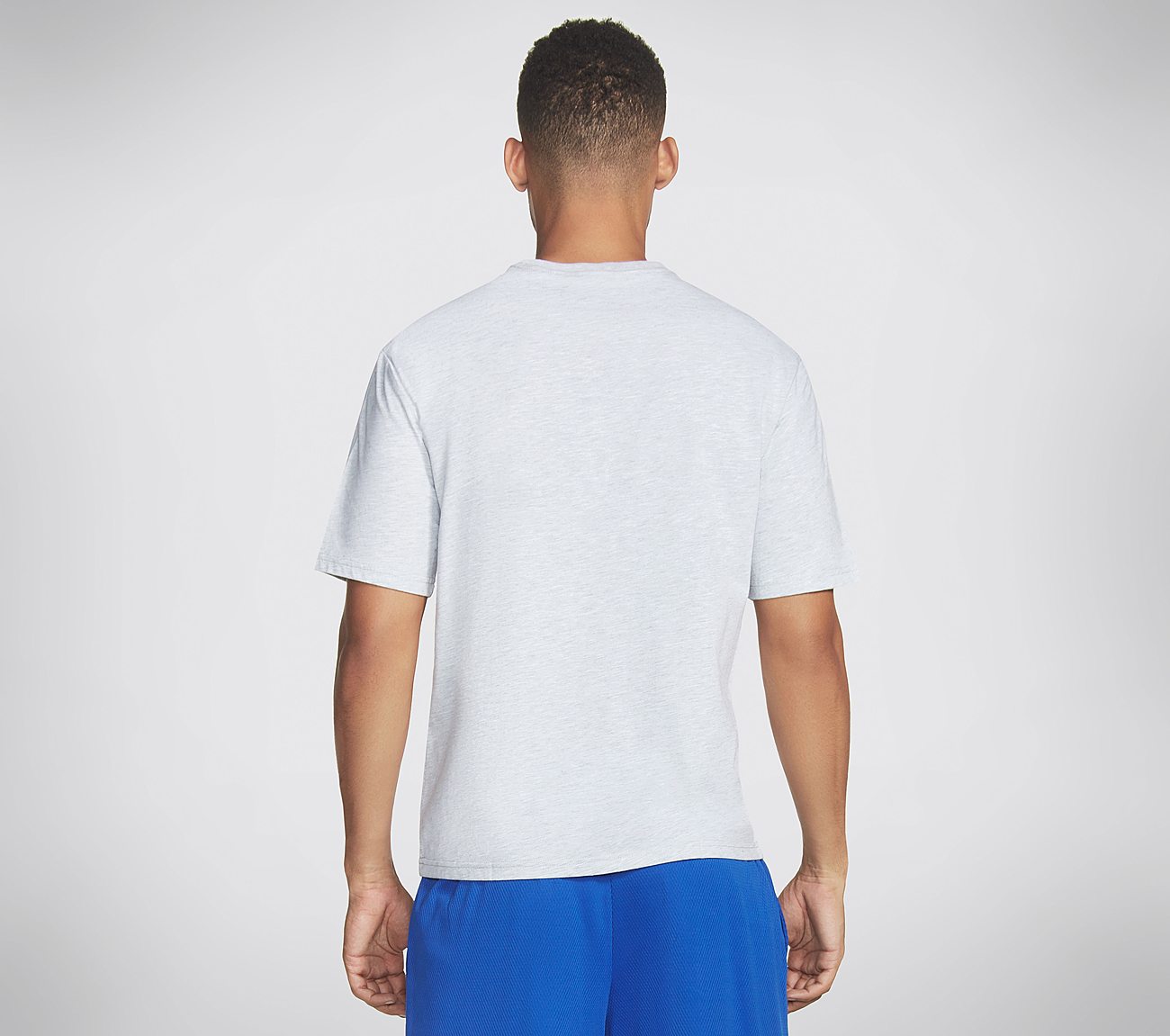 OUTLOOK BOXY T-SHIRT, LIGHT GREY Apparels Top View