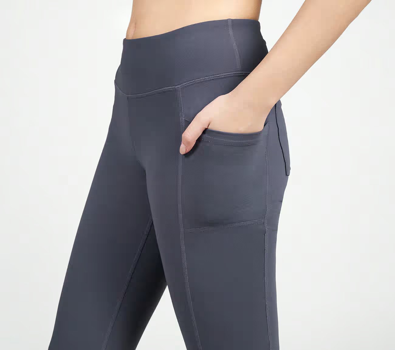 Skechers GO WALK OG Pant, PURPLE/CHARCOAL Apparel Right View