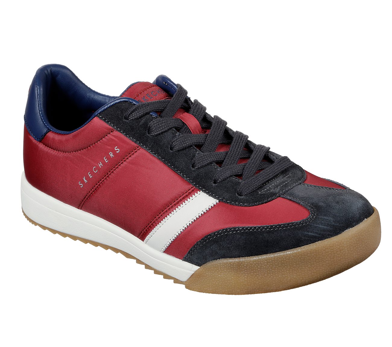 ZINGER, RED/BLACK Footwear Lateral View