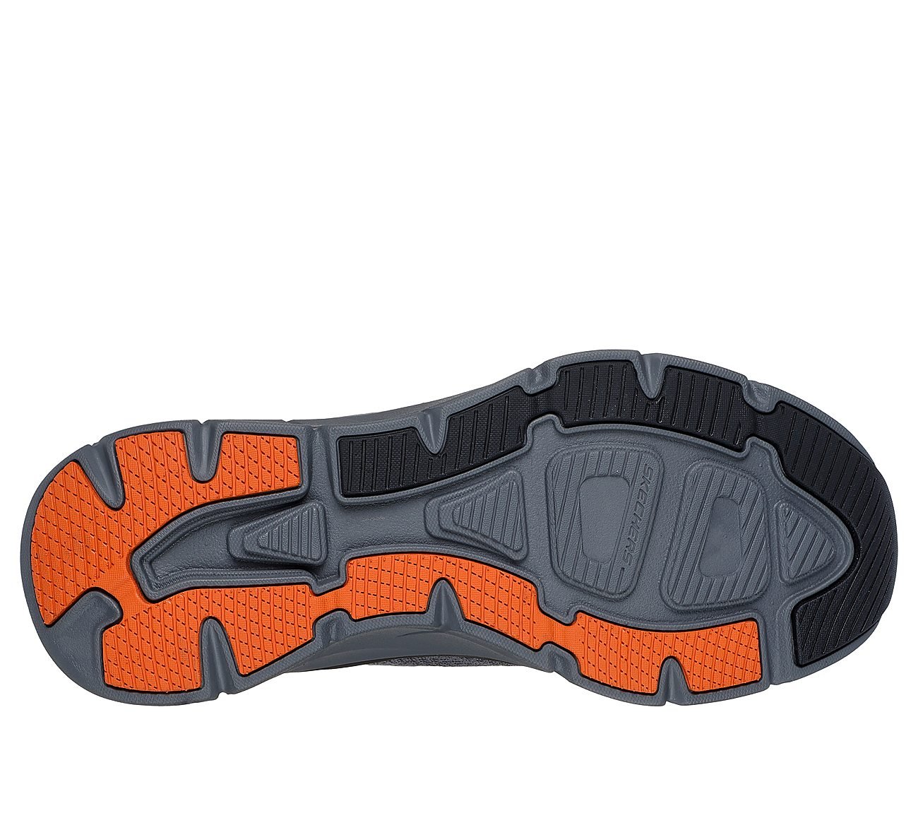 D'LUX WALKER 2.0 - REZINATE, CHARCOAL/ORANGE Footwear Bottom View