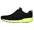GO RUN PURE 2, BLACK/LIME Footwear Left View