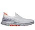 GO WALK 7, GREY/ORANGE Footwear Lateral View