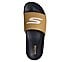 HYPER SLIDE - DERIVER, BROWN/BLACK Footwear Top View