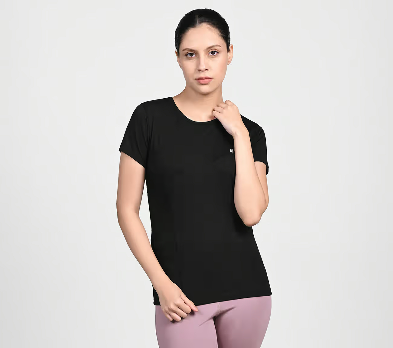 MESH DETAILED PERFORMANCE TOP,  Apparel Lateral View