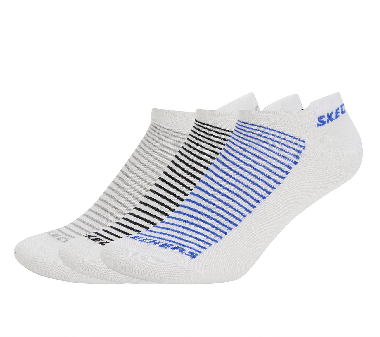 3PK MENS NON TERRY LOW CUT, WHITE Accessories Bottom View