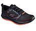 GO RUN PULSE -, BLACK/ORANGE Footwear Right View