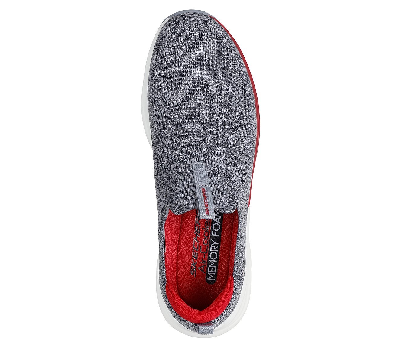 VAPOR FOAM, GRAY/RED