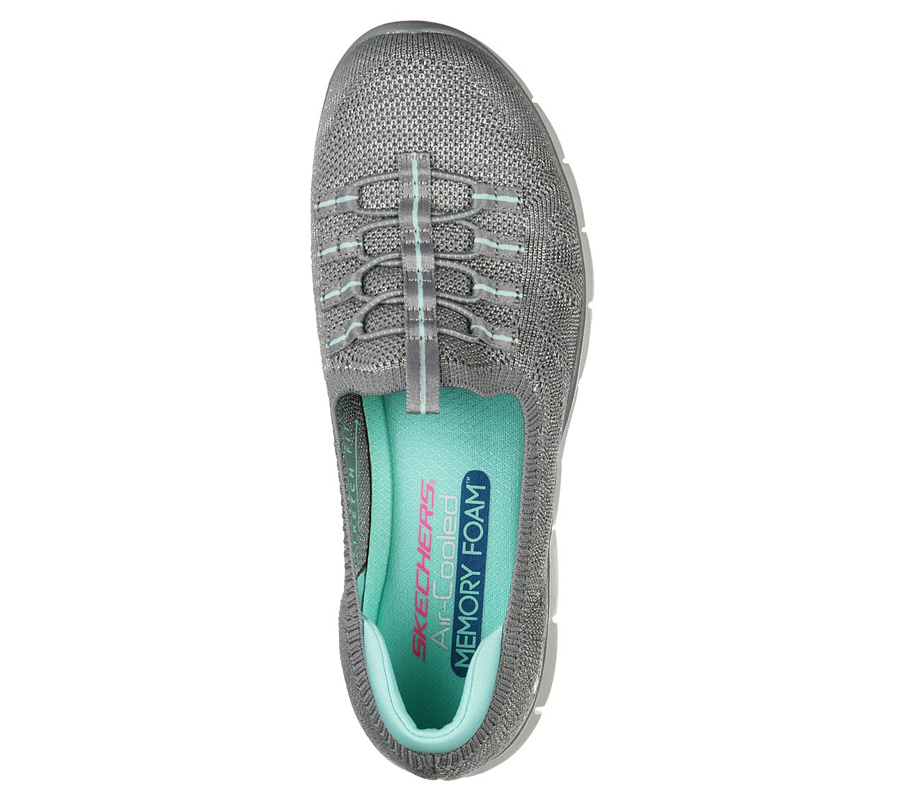 GRATIS - MORE PLAYFUL, GREY/MINT Footwear Top View