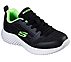 BOUNDER -, BLACK/BLUE/LIME Footwear Lateral View