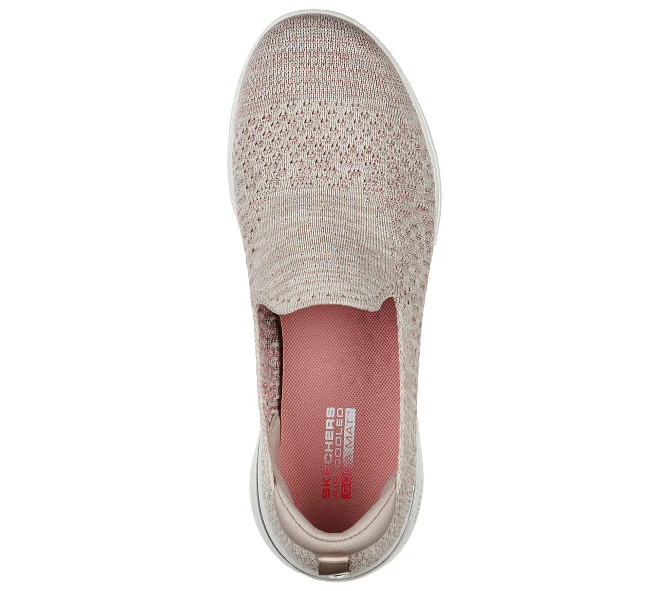 GO WALK 5 - MIRAGE, NATURAL/MULTI Footwear Top View