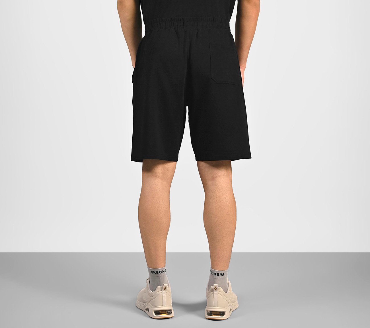 SKECHERS BASIC SHORTS, BLACK Apparel Left View