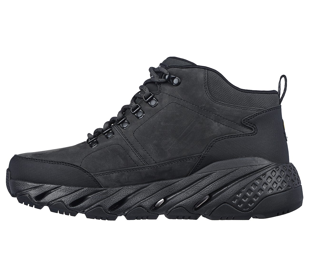 GLIDE-STEP TRAIL, CHARCOAL/BLACK Footwear Left View