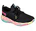 GO RUN FAST - MONTAGE, BLACK/MULTI Footwear Lateral View
