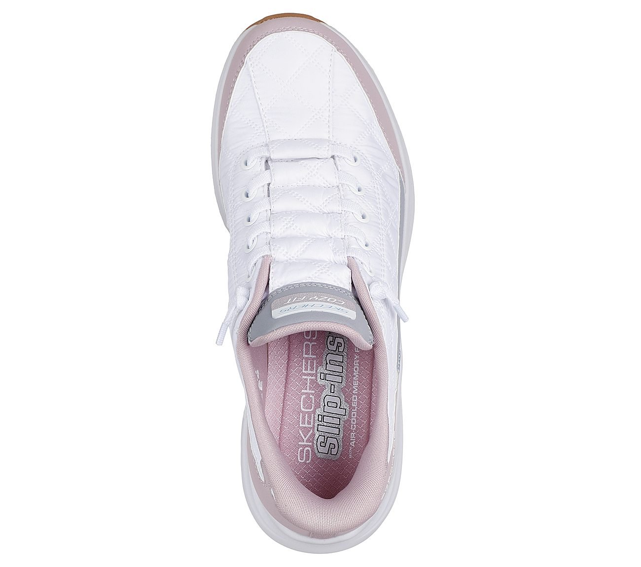 CONTOUR FOAM, WHITE/LAVENDER Footwear Top View